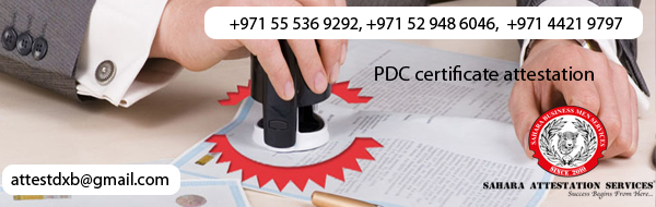 PDC-certificate-Dubai